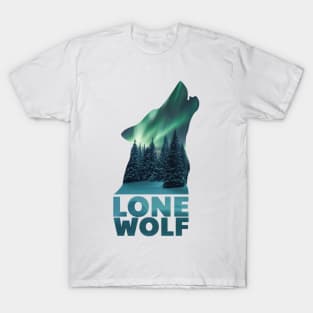 Lone wolf polar light T-Shirt